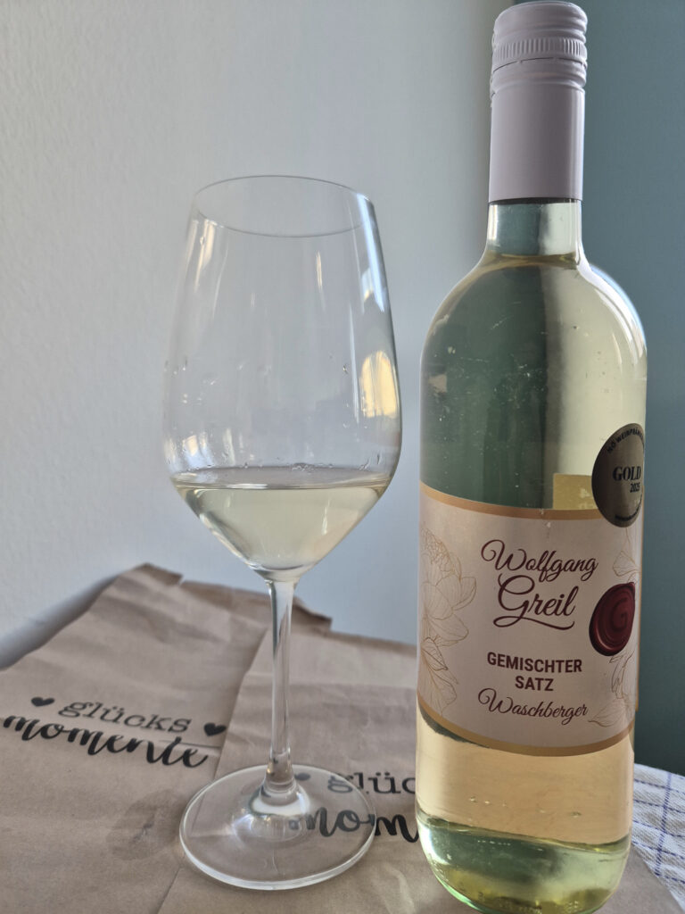 Einfach Greil Weinflasche